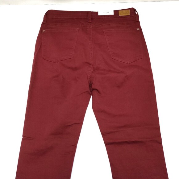 Judy Blue Los Angeles Skinny Fit High Waist Jeans 11/30 Wine Red 98% Cotton NWT - Picture 4 of 12